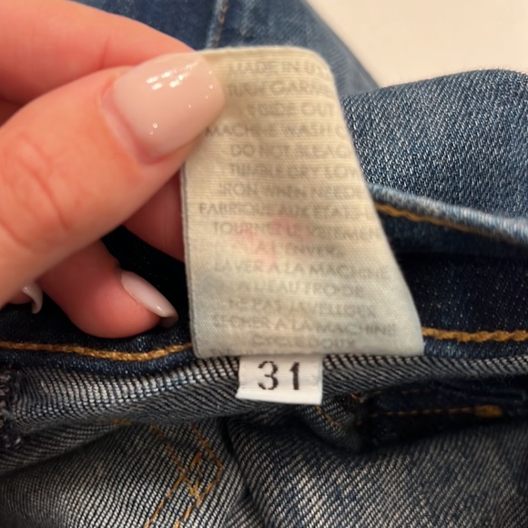 Textile Elizabeth & James Tie Dye Flare Jeans - Picture 8 of 8